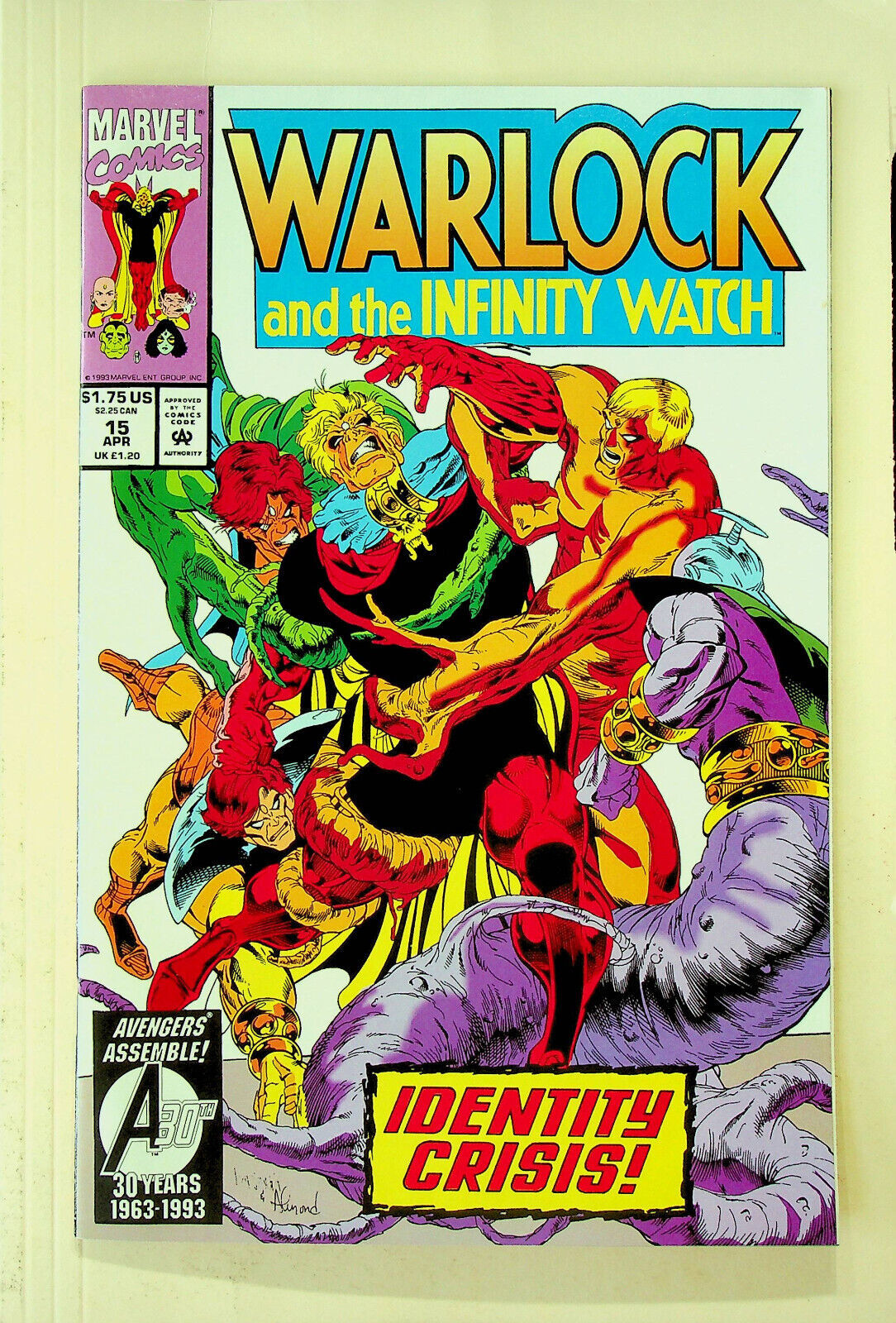 Warlock and the Infinity Watch #15 (Apr 1993, Marvel) - Near Mint - $4.99