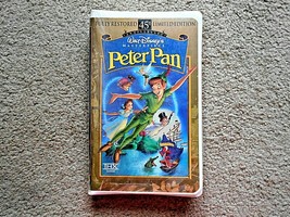 Walt Disney Peter Pan Masterpiece 45th Anniversary Limited Edition VHS Tape - £7.78 GBP