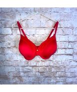 Natori Hidden Glamour Laced Contour T-Shirt Bra Size 32G In Russian Red NEW - $726.24 MXN