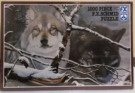 NEW EYES IN THE MIST WOLF PUZZLE 1000 PCS FX SCHMID - $12.34