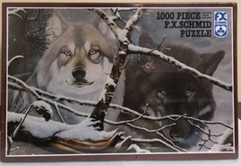 New Eyes In The Mist Wolf Puzzle 1000 Pcs Fx Schmid - $12.34