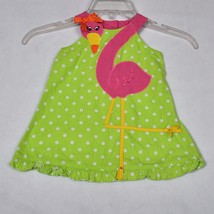 Rare Editions Baby Girl&#39;s Flamingo Spring Dress Size 18 Months - £9.04 GBP