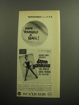 1958 RCA Victor Record Advertisement - Damn Yankees Movie Soundtrack - $18.49