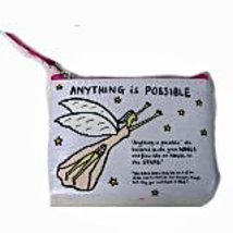 Anything is Possible - Edward Monkton Small Fabric Travel Purse - $7.99