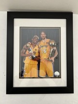 Kobe Bryant and Pau Gasol NBA Finals 2010 Championship Photo Frame *RARE* - £224.51 GBP