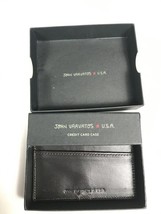 JOHN VARVATOS USA Man&#39;s Credit Card Holder Brown NEW 3 x 4in - $29.70