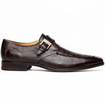 Genuine caiman crocodile and lizard Shoes Toluca Brown image 2