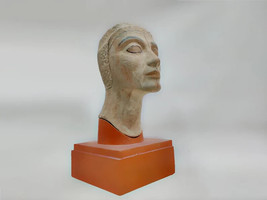 Nefertiti. Head of Nefertiti from Tell el-Amarna. Similar museum copy. Egypt - $1,876.05