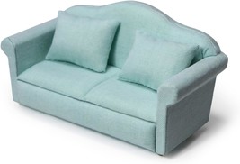 Dollhouse Couch: Miniature Sofa With Pillows, 3 Pcs\. High, 1:12 Scale Model. - £26.77 GBP