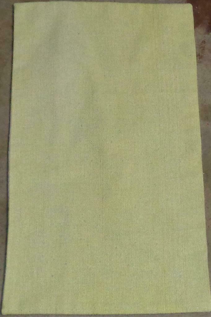 Vintage Retro Rectangular Cloth Couch Arm Cover - Pale Green/Yellow Colo... - $5.93