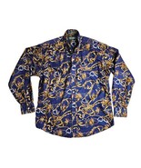 Gitman Bros Button Down Print Horse Polo Equestrian Brothers Size Medium... - $1,480.57 MXN
