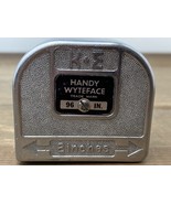 Keuffel &amp; Esser Vintage Handy Pocket Wyteface Tape Measure 96 Inch Silve... - €17,15 EUR