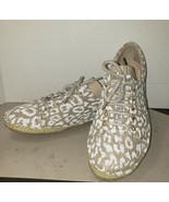 Clarks Espadrilles Leopard Animal Print Shoes Comfort Flats Womens Size 9.5 - £16.33 GBP