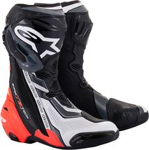 ALPINESTARS Supertech V Boots - Black/Red/White/Gray - US 7.5 / EU 41 2220121-13 - £439.82 GBP