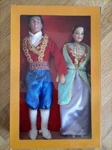 Lot Men and women dolls Montenegrian national clothes Montenegro souvenir - £36.00 GBP