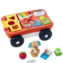 Fisher Price-Laugh &amp; Learn Pull &amp; Play Learning Wagon counting, colors, shapes - £41.09 GBP