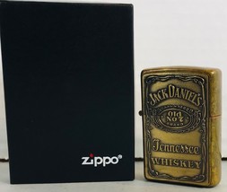 Zippo Jack Daniel’s Old No. 7 Lighter Unfired Original Box - Manufacture... - $68.26