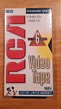 New RCA T-120H Standard Grade Blank 6 hour VHS Cassette Recordable VCR Tape - £4.25 GBP