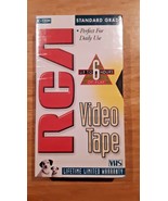 New RCA T-120H Standard Grade Blank 6 hour VHS Cassette Recordable VCR Tape - £4.26 GBP