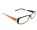 Coco Song ELECTRIC SUMO Col.4 Gafas Monturas Negro Naranja Rectángulo 51... - $93.13