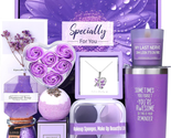 Mothers Day Gifts for Mom Women Her, Purple Birthday Gifts for Her, Gift... - £35.17 GBP