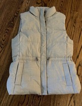 NEW Banana Republic Puffer Vest Light Gray Size Large NWT - £70.10 GBP