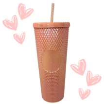 Starbucks Summer 2024 Pink Pearl Bling Studded Venti Tumbler 24oz GIFT IT NWOT - $32.99