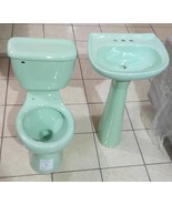 Mexican Talavera Toilet Handcrafted  - Verde Pastel - - €688,31 EUR