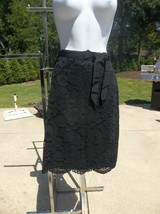 Nwt Talbots Black Lace Skirt 10P $139 - £36.07 GBP