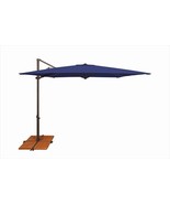 SimplyShade 8.6 ft. Skye Square Rotating Cantilever Umbrella With Cross ... - £343.25 GBP