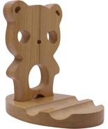 Wooden Cell Phone Stand Cute Animal Phone Holder for Smartphone Home Off... - £24.39 GBP
