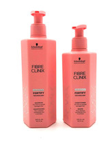 Schwarzkopf Fibre Clinix Tribond Fortify  Shampoo 10.1 oz &amp; Conditioner 8.5 oz - £26.91 GBP