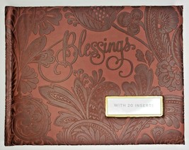 Hallmark Guest Book Blessings Burgundy U82 - £11.95 GBP