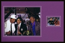 Pat Riley Signed Framed 11x17 Photo Display Lakers w/ Jerry Buss B Musbe... - £58.32 GBP