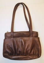 VINTAGE LEVIS STRAUSS &amp; Co. Brown Leather Handbag Purse READ Description - £19.75 GBP