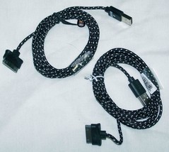 Buy 1 Get 2 Free Black Cloth Rd IPHONE4 I Pad Charger Phone Cords New Usb Cord - £3.68 GBP