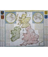 UK &amp; Ireland, America, California as island, Asia, Africa, map Chatelain... - $219.00