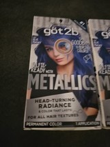 1 Schwarzkopf Got2b Metallics Permanent Hair Color Kit M67 Blue Mercury ... - $13.96