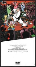 Cartoon Network IDW Comics Promo Shelf Talker Powerpuff Girls Ben 10 Deter  - £13.23 GBP