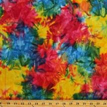 Cotton Batik Rainbow Tie Dye Celebration Batik Fabric Print by the Yard D176.27 - £10.35 GBP
