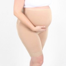 Undersummers maternity anti chafing shortlette slip shorts 9&quot; in Beige -... - $34.65