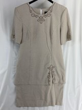 MHM Melissa Harper Size Chest 42 Vintage Women&#39;s Embroidered Short Sleeve Dress - £14.10 GBP