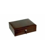 Brizard and Co - The "Airflow" Cigar Humidor - Croco Pattern Tobacco 60/70 Count - $795.00