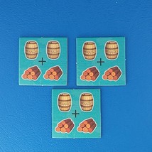 Catan Junior 3 Resource Coco Market Wood Molasses Tiles Replacement Game Piece - £2.36 GBP