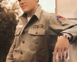 Elvis Presley Magazine Pinup Elvis In Military Uniform - $3.95