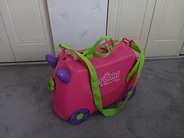Melissa &amp; Doug Trunki Trixie Kids Ride-On Suitcase Carry-On Luggage Pink... - $24.75