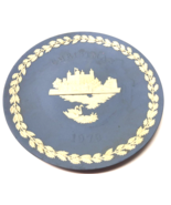 Wedgwood 1973 Christmas Plate Jasperware : Tower of London - $4.95