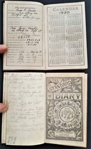 1920s Lot Antique Diary Hartford Ct George P Meade 5pc Diaries - £98.65 GBP