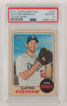 2017 Topps Patrimonio Klayton Kershaw Colore Swap PSA 10 Gemma MT #400 - £94.14 GBP