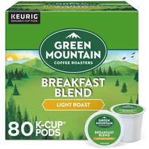 Green Mountain Coffee Roasters Light Roast Coffee Pods, Breakfast Blend,... - $60.80